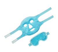 Ipetboom 1ensemble Masque De Froid Pour Yeux Et Visage Gel Réutilisable Pour Diminuer Fatigue Et Œdème De Masque à Billes De Glace Confort Et Lors De Ou