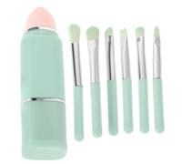 Ipetboom 1ensemble Pinceau De Maquillage Portable Pour Yeux Ensemble De Brosse à Maquillage Compact Et Pour Voyage Pinceaux De Mélange à Paupières Fond De Teint Et Correcteur Accessoire