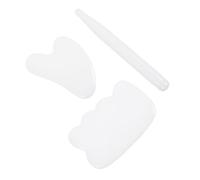 Ipetboom 1ensemble Set Gua Jade Naturel Pour Massage Facial Et Corporel Outils Relaxation Pour Cou Épaules Jambes