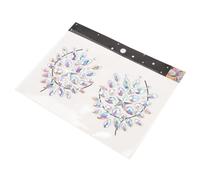Ipetboom 1feuille Autocollants De Bijoux De Visage Décorations Corps Pour Festivals Et Événements Spéciaux Adhésifs Éclatants Et Fashion Faciles à Appliquer