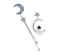 Ipetboom 1Paire Boucles Oreilles Astronautes Asymétriques pour Femmes Pendentifs Créatifs Accessoires pour Toutes Occasions Style Unique et Élégant