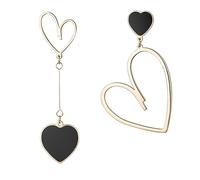 Ipetboom 1Paire Boucles Oreilles Cœur pour Femmes de Goujons Décoratifs Élégants Parfaits pour Saint Valentin Occasions Spéciales et Confortables
