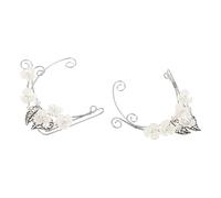 Ipetboom 1Paire Elven Ear Cuff Earrings For Women Non Pierced Vintage Fairy Ear Wraps Elegant Statement Jewelry For