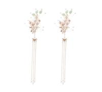 Ipetboom 1paire Pince à Cheveux Rétro Fleurs Pour Femmes Accessoires Élégants De Clips Pratiques Blanc Pour Toutes Occasions
