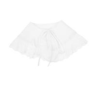 Ipetboom 1Pc Faux Col Avec Oreilles Noires Femmes Châle Col Amovible Femme Faux Col Dentelle Châle Faux Col Chemise Femme Floral Faux Col Chemise Faux Col Châle Blanc Coton