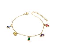 Ipetboom 1Pc Petit Dinosaure Clavicule Chaîne Collier Nom Pendentif Bijoux Clavicule Accessoire Dinosaure Décoration Fille Cou Chaîne Fille Dinosaure Décor Cou Décor Dinosaure Ras Du Cou