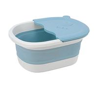 Ipetboom 1pièce Bassin De Bain Pliable Pour Bassine Massante Pour Garçon Fille Basine De Relaxation à Eau Chaude Immitant Des Galets Couleur Bleue