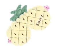 Ipetboom 1pièce Masque De Sommeil Peluche Cartoon Fruit Cache-œil Mignon Ananas Pour Sommeil Réparateur Et Confortable Pour Voyages Détente