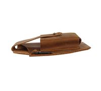 Ipetboom 1Pièce Retro Style Cowhide Waist Bag for Men Practical Sports Storage Pouch for Keys and Essentials
