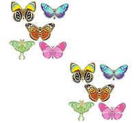 Ipetboom 2 Ensembles Badge De Insecte Émail Dessin Animé Badges D'épingle Épingle Décorative Épingle Pour Sacs À Esthétique Insigne De Broche Alliage 5 Pièces * 2