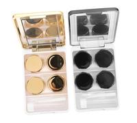 Ipetboom 2 Ensembles Boîte Lentilles Contact Portable Étuis Hygiéniques Compacts Et Étanches pour Lentilles De Contact Protection Voyage Transport