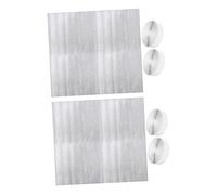 Ipetboom 2 ensembles Cache-ventilateur de Grenier Aluminium Couverture Isolante pour Ventilation de Plafond Joint Étanche pour Grenier Garage Rv Protection Résistante Aux Intempéries