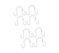 Ipetboom 2 Ensembles Chaîne De Nez De Fer Piercing Au Nez Anneau De Nez Avec Chaîne Simple Forme Bijoux De Nez Pour Les Femmes Anneaux De Nez En Métal Pour Femmes 4 Pièces * 2