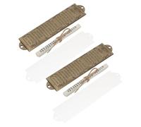 Ipetboom 2 Ensembles Mezuzah Métal Décorative avec Bénédiction Gravée Ornement Religieux pour Porte Entrée Décoration Artistique pour Maison et Lieux Sacrés