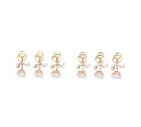 Ipetboom 2 ensembles Porte-Clés En Peluche Breloques Mignonnes Porte-Clés Amusants Pour Femmes Porte-Clés Pendentif Dessin Animé Porte-Clés Pendentif Pour Sac Décoration 3 pièces * 2