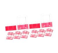 Ipetboom 2 Ensembles Serrure Autocollante Acrylique Pour Boîte À Bijoux Système De Verrouillage Pratique Pour Armoire Installation Sans Perçage Résistante Et 4 Pièces * 2