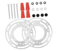 Ipetboom 2 Ensembles Support de Fixation pour Plafonnier Montage avec Vis de Mise Terre Compatible Éclairage Plafond et Appliques Murales