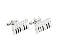 Ipetboom 2 Paires Boutons de Manchette Piano coiffures Or Boutons de Manchette d'affaires Boutons de Manchette Design Piano Embellissement des Manches de Chemise Alliage (Fer)