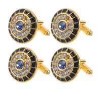 Ipetboom 2 Paires D'Épingles De Manchette Pour Homme Boutons De Manchette Business Boutons De Chemise À Poignets Mousquetaires De Smoking De Chemise Habillés