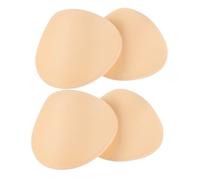 Ipetboom 2 Paires Épaulettes antidérapantes épaulettes pour vêtements coussinets de soutien- épaulettes pour personnes âgées coudre des épaulettes coudre de la mousse éponge Beige