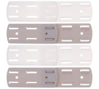 Ipetboom 2 Paires Support Adhésif Abs, Fixation Murale sans Perçage | Montage Auto-adhésif, Format à Insertion, pour Bureau et Locataires, Rangement Discret sous Couleur Aléatoire Style Aléatoire