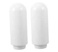 Ipetboom 2 pièces Abat Jour Plastique Sphérique Étanche pour Lampadaire Extérieur Remplacement Facile avec Fixation à Vis Acrylique pour Jardin et Terrasse Lot