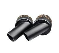 Ipetboom 2 Pièces Accessoires Brosse Aspirateur Brosse Mixte Poils de Cheval Nettoyage Coins Meubles Compatible Aspirateurs Européens