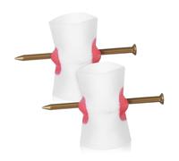 Ipetboom 2 pièces Accessoires Halloween Faux Ongles Transperçant Doigt Effrayants Prank Réalistes avec Sang Accessoires de Fête et Blagues Avril Fool
