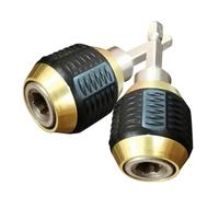 Ipetboom 2 pièces Adaptateur Rapide pour Perceuse Électrique Mandrin Hexagonal Accessoire Impact pour Changement Rapide de Foret Outil Polyvalent pour Maintenance et Construction