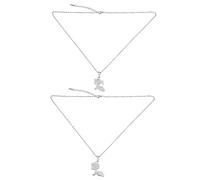 Ipetboom 2 Pièces Adorable Angel Pendant Necklace For Cute Cartoon Boy And Girl Jewelry Accessory Birthday For And Boys
