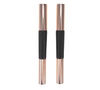 Ipetboom 2 Pièces Applicateur Lèvres Silicone Double Face avec Capuchon Mini Pinceau Réutilisable pour Lèvres et Correcteur Outil Beauté Portable pour Peau Sensible