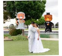 Ipetboom 2 Pièces Ballon Mariage Ours Aluminium Décoration Romantique Saint Valentin et Fête Kit Ballon pour Salle Mariage et Anniversaires
