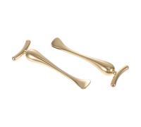 Ipetboom 2 pièces Bâtonnets Massage Yeux Alliage Zinc Outils Lisseurs Rides pour Femmes Sticks Applicateurs Crème Contour Yeux Massage Doux Anti-ombres et Poches