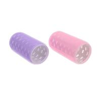 Ipetboom 2 Pièces Big Hair Rollers With Aluminum Core Heatless Self Grip Hair Curlers For Women Easy Manual Operation For Voluminous Natural Curls Salon And Home Use