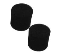 Ipetboom 2 Pièces Bouchons Mousse pour Conduit de Haut Parleur des Vibrations et Optimisation des Basses Bruit pour Systèmes Audio Diamètre Noir