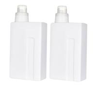Ipetboom 2 pièces Bouteilles Vides pour Lessive Réutilisables Rechargeables Distributeurs Pratiques pour Détergent Liquide Maison Hôtel