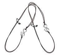 Ipetboom 2 Pièces Bracelet Maman Fille Acier Inoxydable Ensemble de Bracelets Ajustables avec Charme Cœur et Fille pour Anniversaire Fête des Mères et Rentrée Scolaire