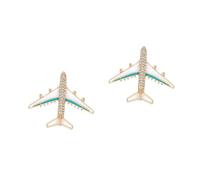 Ipetboom 2 Pièces Broche Avion pour Accessoire de Mode Élégant pour Offrir