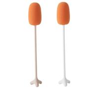 Ipetboom 2 pièces Brosse Long Manche Lot pour Nettoyage Bouteille Cuisine et Verre Éponge Sans Rayures Pratique et Polyvalente pour Gobelets et Gourdes