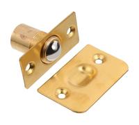 Ipetboom 2 pièces Butée de Porte Acier Inoxydable Loquet à Bille à Ressort pour Placard Accessoires pour Portes de Meuble Montage Facile Fixation et Réglable Finition Dorée