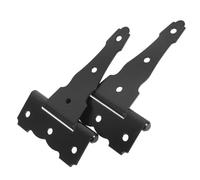 Ipetboom 2 pièces Charnière pour Porte de Grange Paumelle Robuste Finition Mate Kit Quincaillerie pour Portail Support Stable et Décoratif Installation Facile