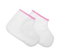 Ipetboom 2 pièces Chaussettes Paraffine Coton Épaisses pour Bain de Réutilisables et Confortables Protection Thermique pour Soins Spa et Pédicure à Domicile et Salon