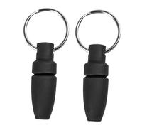 Ipetboom 2 Pièces Cigar Punch Cutter Portable Keychain Compact Stainless Steel Hole Opener For Travel And Everyday Use Compatible With Various Cigars