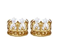 Ipetboom 2 Pièces Couronne Gonflable pour Garçon Fille Lot de Petites PVC Décoratif et pour Anniversaire