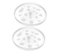Ipetboom 2 Pièces Couvercle Plastique pour Bol à Pop Corn Lot de Accessoire Pratique pour Micro Ondes Compatible Plupart des Bols Évite Éclaboussures Plastique Alimentaire Chaleur