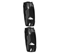 Ipetboom 2 Pièces Couverture De Protection Du Contrôleur Housse De Protection Pour Couverture De Manette De Électrique Pvc Noir
