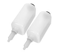Ipetboom 2 pièces Distributeur Mural Plastique avec Bouteille Intérieure Filetée pour Cuisine Hôtel Pompe Doseuse et Accessoire Compatible pour Distributeur Liquide Mains