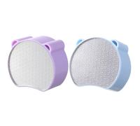 Ipetboom 2 pièces Épilateur Manuel Compact pour Femme Dépilatoire Douce Abs Exfoliation et Élimination des Poils Outil Portable Polyvalent pour Peau Lisse et Soignés