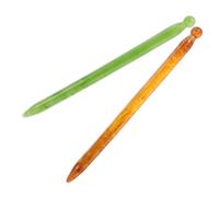 Ipetboom 2 Pièces Facial Acupuncture Pens For Deep Tissue Massage Reflexology Tools For Full Body Relaxation And Facial Tightening Portable Resin Trigger Point Massagers