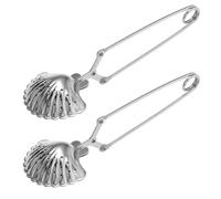 Ipetboom 2 pièces Filtre à Thé Acier Inoxydable Résistant à Haute Température Lot de Colanders Forme de Théière Passoire Fine pour Maison sans Résidus